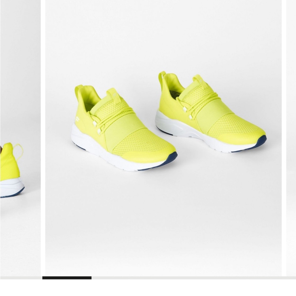 Fabletics ZUMA STUDIO SNEAKER III, NEON YELLOW, size 6.5 NIB - Picture 3 of 11
